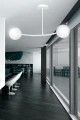 Lampa sufitowa HALLDOR 2 WHITE 1025/2 EMIBIG