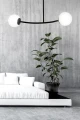 Lampa sufitowa HALLDOR 2 BLACK 1024/2 EMIBIG