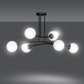 Lampa sufitowa HALLDOR 6 BLACK 1024/6 EMIBIG
