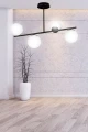 Lampa sufitowa BIOR 4 BLACK 1020/4 EMIBIG