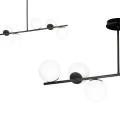 Lampa sufitowa BIOR 6 BLACK 1020/6 EMIBIG