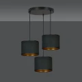 Lampa wisząca HILDE 3 BL PREMIUM BLACK 1054/3PREM EMIBIG