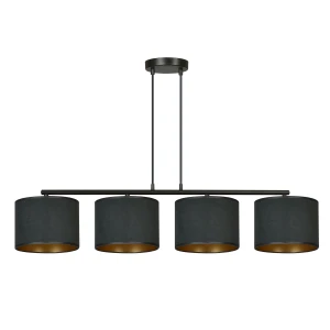 Lampa wisząca HILDE 4 BL BLACK 1054/4 EMIBIG