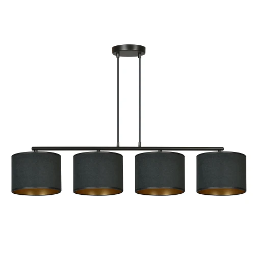 Lampa wisząca HILDE 4 BL BLACK 1054/4 EMIBIG