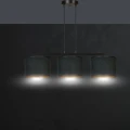 Lampa wisząca HILDE 3 BL BLACK 1054/3 EMIBIG