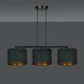 Lampa wisząca HILDE 3 BL BLACK 1054/3 EMIBIG