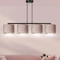 Lampa wisząca HILDE 4 BL ROSE 1053/4 EMIBIG