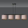 Lampa wisząca HILDE 4 BL ROSE 1053/4 EMIBIG