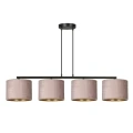 Lampa wisząca HILDE 4 BL ROSE 1053/4 EMIBIG