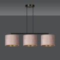 Lampa wisząca HILDE 3 BL ROSE 1053/3 EMIBIG