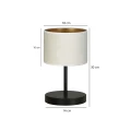 Lampka nocna HILDE LN1 BL WHITE 1052/LN1 EMIBIG
