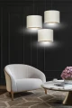 Lampa wisząca HILDE 3 BL PREMIUM WHITE 1052/3PREM EMIBIG