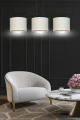 Lampa wisząca HILDE 3 BL WHITE 1052/3 EMIBIG