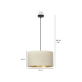 Lampa wisząca HILDE 1 BL WHITE 1052/1 EMIBIG