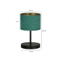 Lampka nocna HILDE LN1 BL GREEN 1051/LN1 EMIBIG