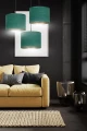 Lampa wisząca HILDE 3 BL PREMIUM GREEN 1051/3PREM EMIBIG
