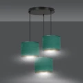 Lampa wisząca HILDE 3 BL PREMIUM GREEN 1051/3PREM EMIBIG