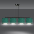 Lampa wisząca HILDE 4 BL GREEN 1051/4 EMIBIG