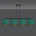 Lampa wisząca HILDE 4 BL GREEN 1051/4 EMIBIG