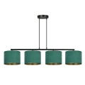 Lampa wisząca HILDE 4 BL GREEN 1051/4 EMIBIG