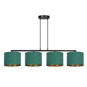 Lampa wisząca HILDE 4 BL GREEN 1051/4 EMIBIG