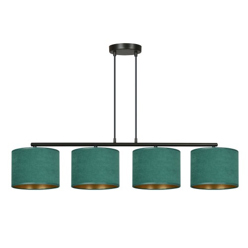 Lampa wisząca HILDE 4 BL GREEN 1051/4 EMIBIG