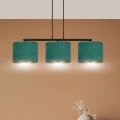 Lampa wisząca HILDE 3 BL GREEN 1051/3 EMIBIG
