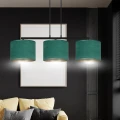 Lampa wisząca HILDE 3 BL GREEN 1051/3 EMIBIG