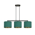 Lampa wisząca HILDE 3 BL GREEN 1051/3 EMIBIG