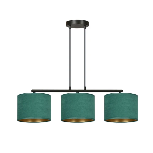 Lampa wisząca HILDE 3 BL GREEN 1051/3 EMIBIG