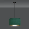 Lampa wisząca HILDE 1 BL GREEN 1051/1 EMIBIG