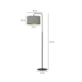 Lampa stojąca HILDE LP1 BL GRAY 1050/LP1 EMIBIG