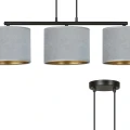 Lampa wisząca HILDE 3 BL GRAY 1050/3 EMIBIG