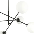 Lampa wisząca LINEAR 6 BLACK/OPAL 1169/6 EMIBIG