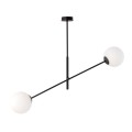 Lampa wisząca LINEAR 2 BLACK/OPAL 1169/2 EMIBIG