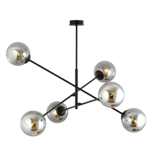 Lampa wisząca LINEAR 6 BLACK/GRAFIT 1167/6 EMIBIG