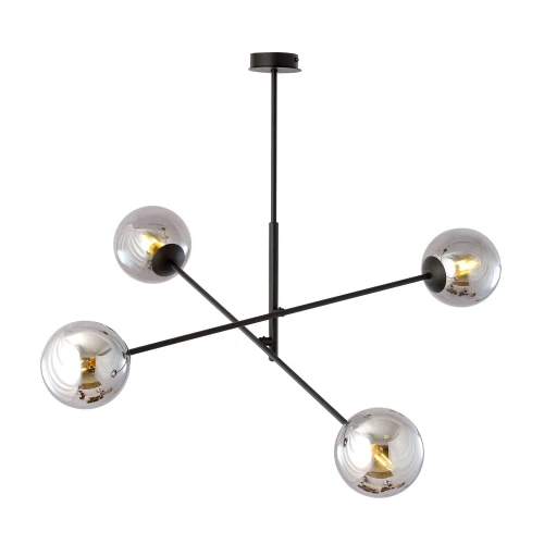 Lampa wisząca LINEAR 4 BLACK/GRAFIT 1167/4 EMIBIG