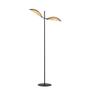 Lampa stojąca VENE LP2 BLACK/RATTAN 1160/LP2 EMIBIG