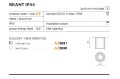 Lampa sufitowa spot BRANT WHITE IP44 AZ2690 Azzardo